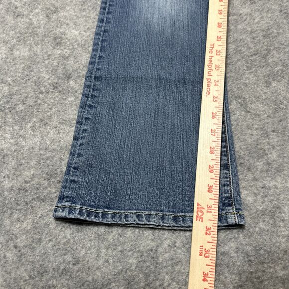 Vintage Vigoss Women's Bootcut Jeans Size‎ 9/10 Blue Medium Wash Denim - Picture 4 of 10